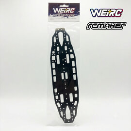 WeiRC WEI-DLCSCSET1.0-SP1  WeiRC 1.0mm Spring Steel Chassis DLC Coating w/ Screws Set for SP1