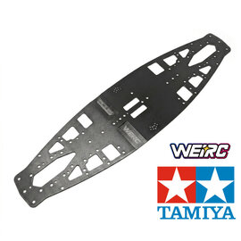 WeiRC WEI-DLCSC1.1-421X  WeiRC 1.1mm Spring Steel Chassis DLC Coating for Tamiya TRF421X