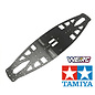 WeiRC WEI-DLCSC1.1-421X  WeiRC 1.1mm Spring Steel Chassis DLC Coating for Tamiya TRF421X