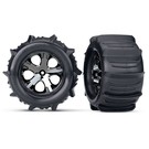 Traxxas TRA3689  Paddle Tires 2.8" Pre-Mounted w/All-Star Electric Rear Wheels (2)