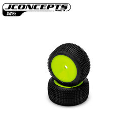 J Concepts JCO4165-25321  Sprinter G3 Micro B Yellow Premounted Rear Tire (2)