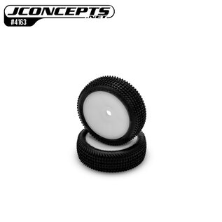 J Concepts JCO4163-15311  Sprinter G3 Micro B White Premounted Front Tire (2)