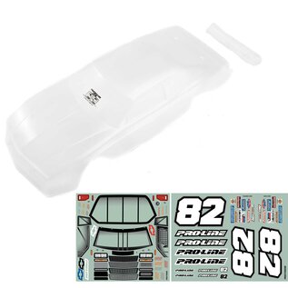 Proline Racing PRO370817  Pre-Cut 1986 Chevy Monte Carlo Clear Body: Losi NASCAR® Race Car