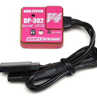 Yokomo YOKDPP-302V4PL  Yokomo DP-302 V4 Drift Steering Gyro (Pink)