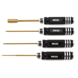 Eco Power ECP-3082  4-Piece Metric Hex & Nut Driver Tool Set (1.5, 2.0, 2.5mm/7mm)