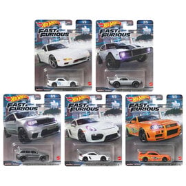 Mattel MTTHNW46_BOX Hot Wheels Premium Fast and Furious Cars Assortment (1 Random)