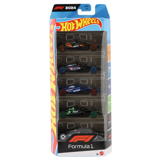 Mattel MTTJGF58  Mattel Hot Wheels® 1/64 F1 Five Pack Die-Cast Models