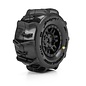 Proline Racing PRO1030911  1/16 Dumont Front/Rear Paddle Tires Mounted 12mm Black Split Six (4): ARRMA MOJAVE GROM