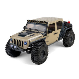Axial Racing AXI-2443T1  SCX10 III Motobilt Waypoint Jeep JT Gladiator 4X4 RTR Brushed Rock Crawler, Tan