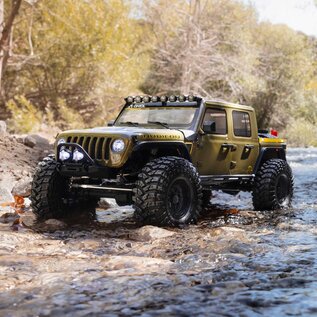 Axial Racing AXI-2443T2  SCX10 III Motobilt Waypoint Jeep JT Gladiator 4X4 RTR Brushed Rock Crawler, Green