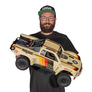 Arrma ARA7604V3T2  1/7 MOJAVE 6S 4X4 RTR Brushless Desert Truck, Beige
