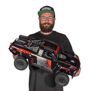 Arrma ARA7704V3T1  1/7 MOJAVE 6S EXB 4X4 RTR Brushless Desert Truck, Black