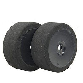 BSR BSRC8023-B 1/8 Orange Mounted GT Foam Tire On Black Dish Wheels (2)