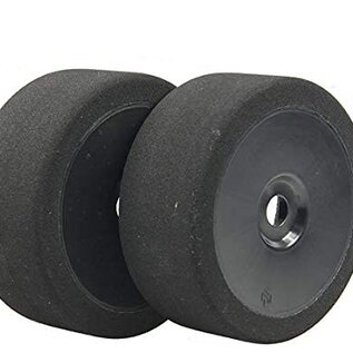 BSR BSRC8023-B 1/8 Orange Mounted GT Foam Tire On Black Dish Wheels (2)