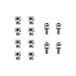 OfficinaRC OFC-SPSHEAVY-X4-24  OfficinaRC Heavy Suspension Ball Stud Kit for Xray X4 2024 - 25