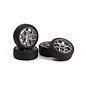 Blackzon BZN548127  Wheels/Tires Assembled for Blackzon Myte (4pcs)