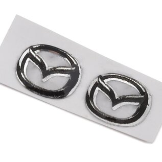 SRC Sideways RC SDW-BADGES-MAZDA  Mazda Badges (2) (Miniature Scale Accessory)