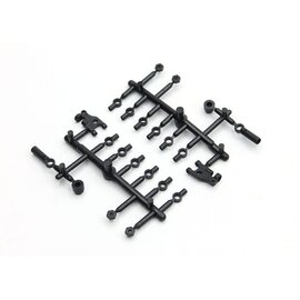 Reflex Racing RX28-057B  Reflex Racing RX28G2 Plastics Refresh Kit for DAA Cars (Black)