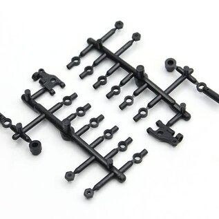 Reflex Racing RX28-057B  Reflex Racing RX28G2 Plastics Refresh Kit for DAA Cars (Black)