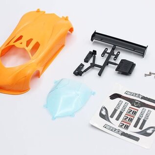 Reflex Racing RAW-001-SO Reflex Racing MF-1 ABS Plastic Body Set (Yellow Sea Orange)
