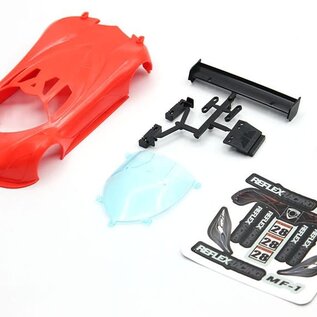 Reflex Racing RAW-001-RO Reflex Racing MF-1 ABS Plastic Body Set (Red Orange)