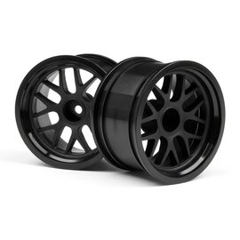 HPI HPI109156  BBS Spoke Wheel, 48X31mm, Black, 9mm Offset, (2pcs)