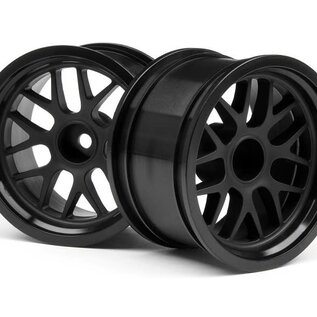 HPI HPI109156  BBS Spoke Wheel, 48X31mm, Black, 9mm Offset, (2pcs)
