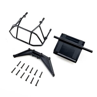 TLR / Team Losi LOS-4253  Rear Bumper Set, Black: 22S DLM