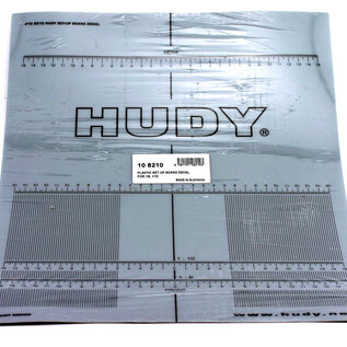 Hudy HUD108210  Plastic Set-up Board Decal for 1/8, 1/10