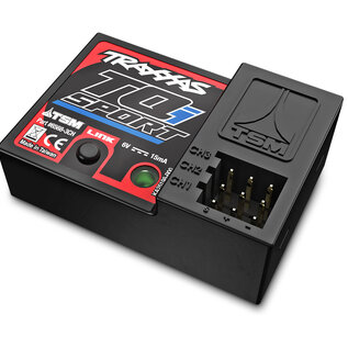 Traxxas TRA37454-4-RED  Rustler 2WD Brushless