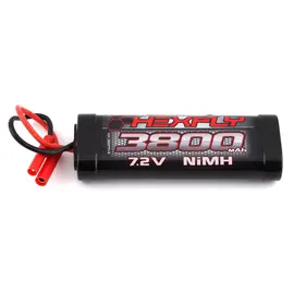 Redcat Racing RER03495  6-Cell NiMH Battery w/Banana 4.0 Connector (7.2V/3800mAh)