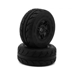 UPG-10021  Street Radial SC 2.2/3.0" Pre-Mounted Short Course Truck Tires (2) (17mm/14mm/12mm Hex)