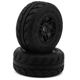 UPG-10021  Street Radial SC 2.2/3.0" Pre-Mounted Short Course Truck Tires (2) (17mm/14mm/12mm Hex)