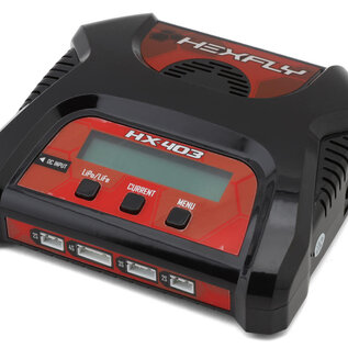 Redcat Racing RER07788  Hexfly HX-403 Dual Port AC/DC LiPo/LiFe Battery Charger