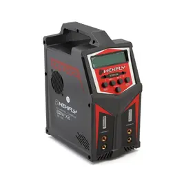 Redcat Racing RER15247  Hexfly Pro X2 Dual AC/DC Battery Charger (1-6S/7A/80Wx2)
