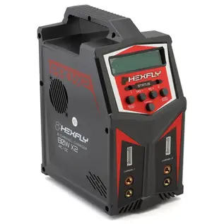 Redcat Racing RER15247  Hexfly Pro X2 Dual AC/DC Battery Charger (1-6S/7A/80Wx2)