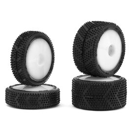 UPG-10011  Micro Spiker Pre-Mounted Front and Rear Carpet Tires for Losi® Micro-B (White)