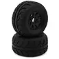UPG-10014  Street Radials 2.2" Pre-Mounted On-Road Tires for Mini Maxx®/XRT® & Mini Kraton® (2) w/12mm Narrow, 12mm Wide, & 14mm Hexes