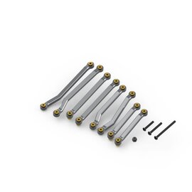 HPI HPI161147  Aluminum Suspension Link Set (Gunmetal), for Venture18