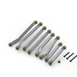 HPI HPI161147  Aluminum Suspension Link Set (Gunmetal), for Venture18