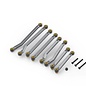 HPI HPI161147  Aluminum Suspension Link Set (Gunmetal), for Venture18