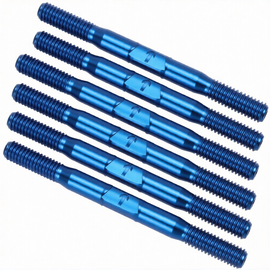 1UP Racing 1UP74911BLUE  Pro Duty Titanium Turnbuckle Set - AE RC10B7.1 (Blue)