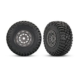 Traxxas TRA10870-GRAY  1.4" Gray Wheels w/ BFG Mud-Terrain Tires (2)