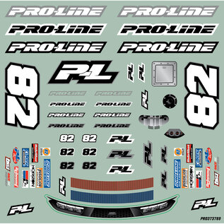 Proline Racing PRO373717  1/12 Pre-Cut Dirt Late Model Tombstone Hi-Performance Clear Body: Losi GROM ALM and NASCAR