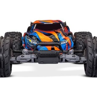 Traxxas TRA37454-4  Orange Rustler 2WD Brushless