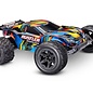 Traxxas TRA37454-4-YLW  Yellow Rustler 2WD Brushless
