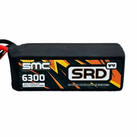 SMC SMC63250-6S1PV4QS8  SRD-V4 22.2V-6300mAh-250C Lipo Battery with QS8 Plugs Speedrun pack