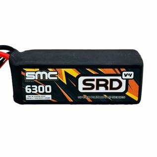 SMC SMC63250-6S1PV4QS8  SRD-V4 22.2V-6300mAh-250C Lipo Battery with QS8 Plugs Speedrun pack