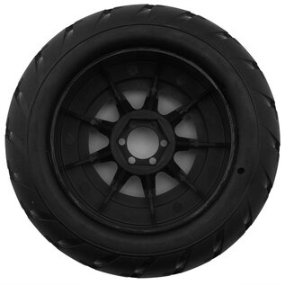 UPG-10014  Street Radials 2.2" Pre-Mounted On-Road Tires for Mini Maxx®/XRT® & Mini Kraton® (2) w/12mm Narrow, 12mm Wide, & 14mm Hexes