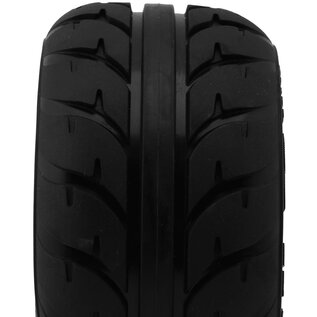 UPG-10014  Street Radials 2.2" Pre-Mounted On-Road Tires for Mini Maxx®/XRT® & Mini Kraton® (2) w/12mm Narrow, 12mm Wide, & 14mm Hexes